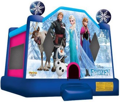 Disney Frozen Moonwalk Bounce House Rentals in Massachusetts