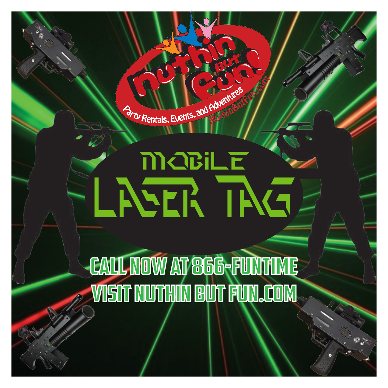 MASS Laser Tag Tournament Party Rentals in Somerville, Massachusetts.