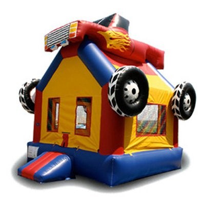 MASS Monster Truck Moonwalk Bounce House Rentals in Watertown, Massachusetts.