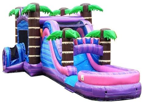 Purple Paradise Water Slide Rentals For Girls Birthday Parties in Massachusetts CT RI